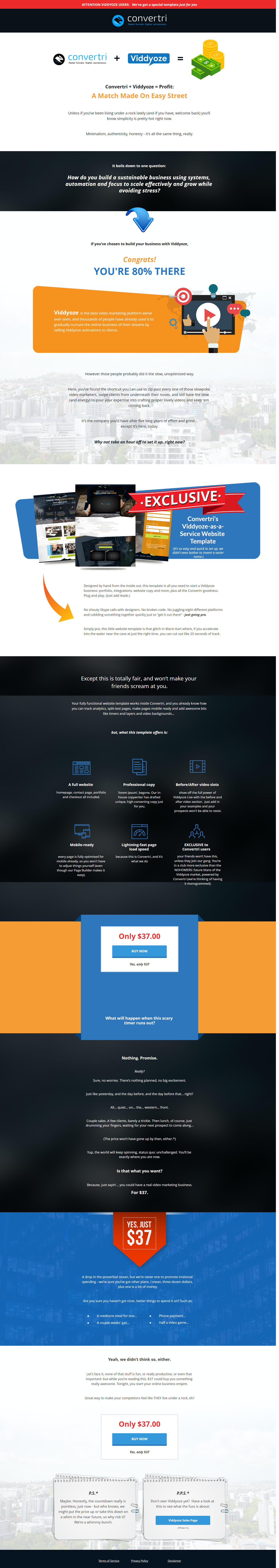 A Match Made on Easy Street - Convertri + Viddyoze