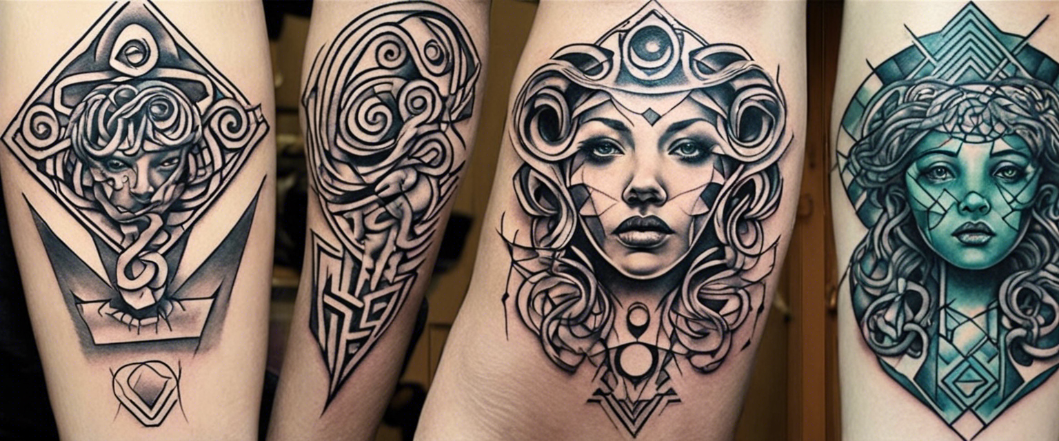 Designs for Medusa tattoos