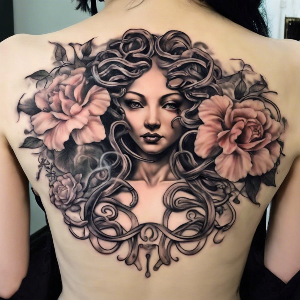 Common designs for Medusa tattoos