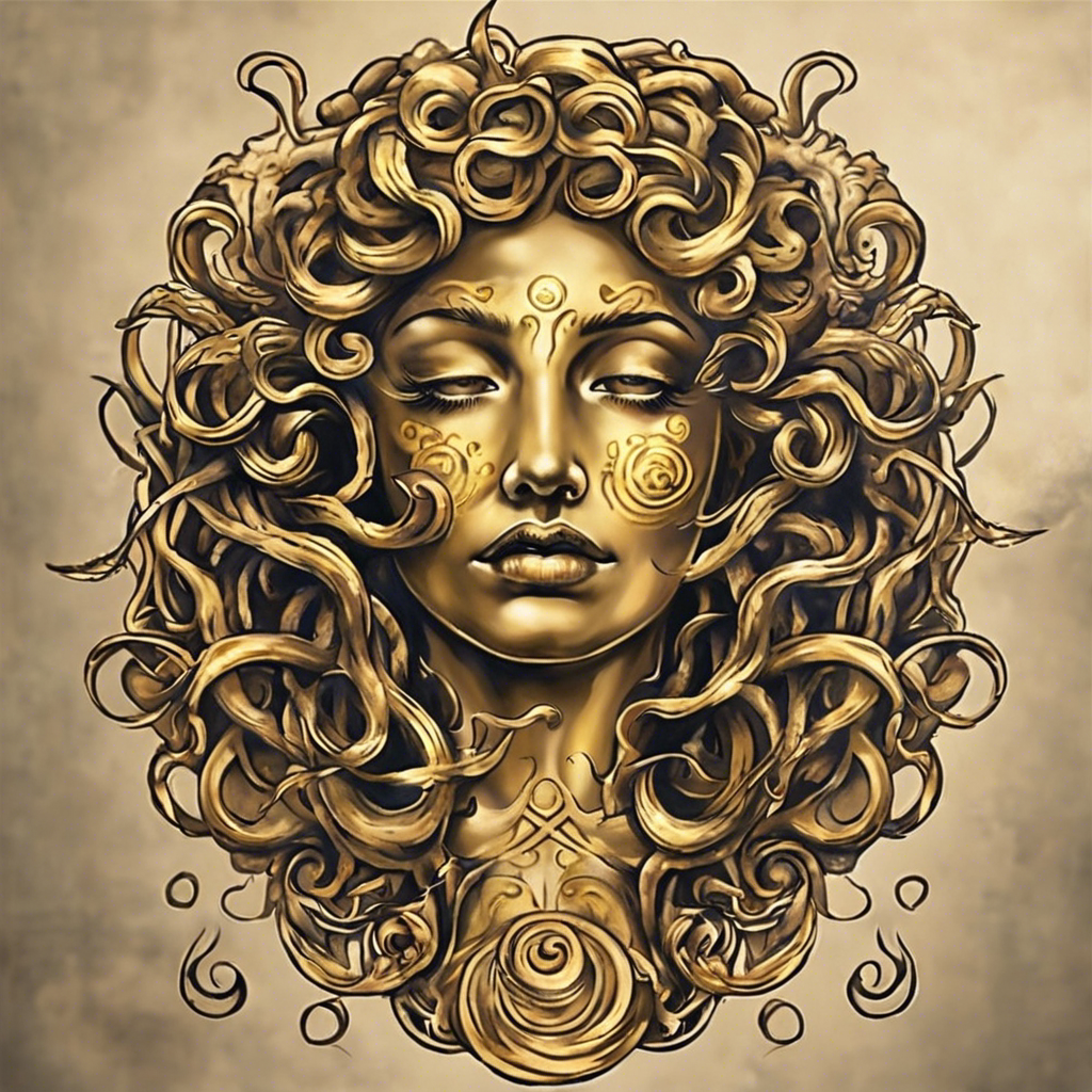 Common designs for Medusa tattoos