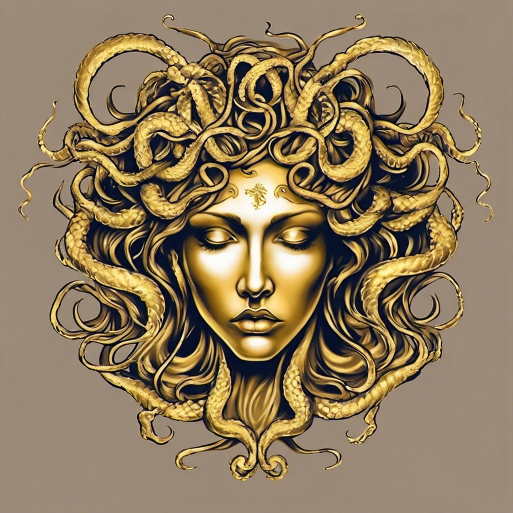 Common designs for Medusa tattoos