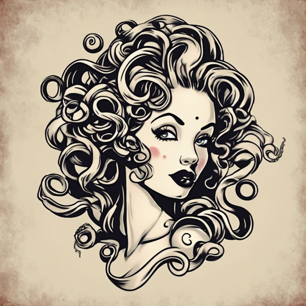 Common designs for Medusa tattoos