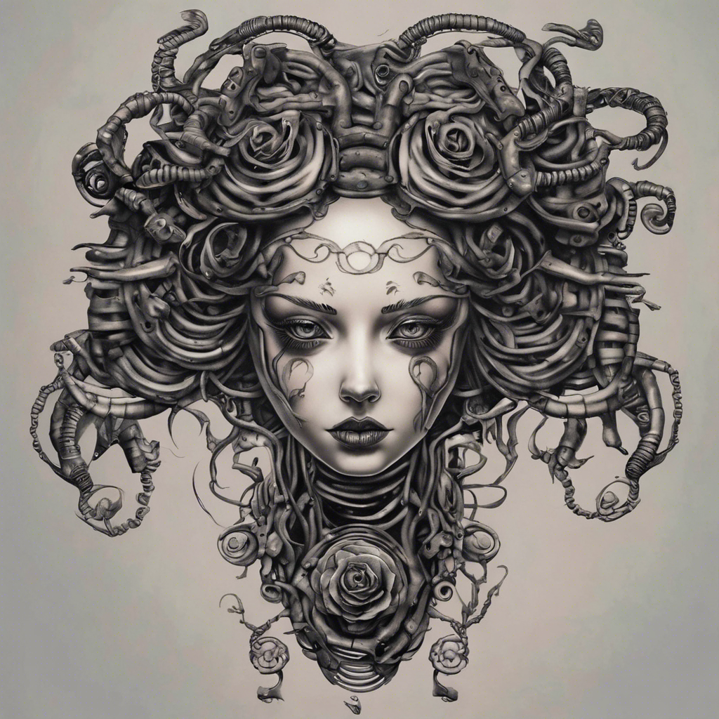 Common designs for Medusa tattoos