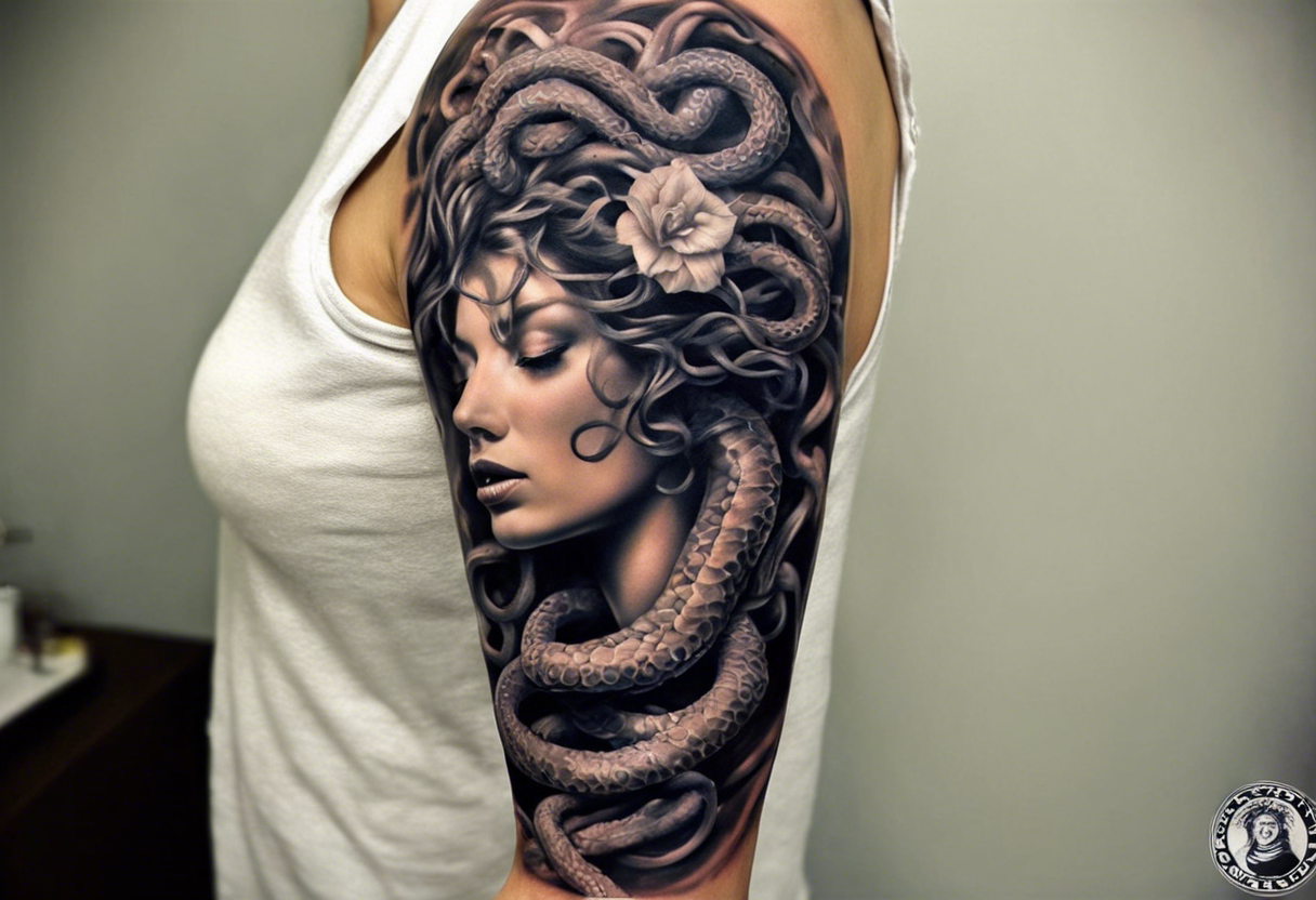Common designs for Medusa tattoos
