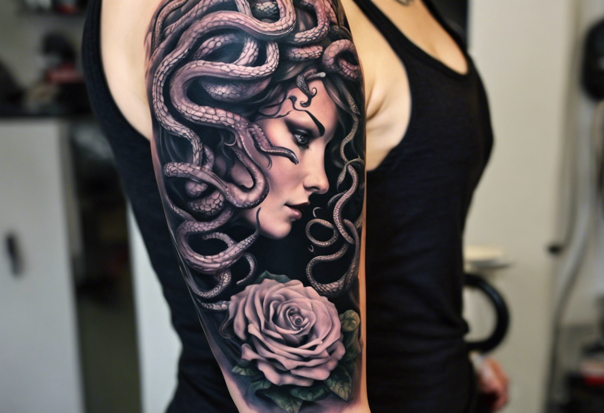 Common designs for Medusa tattoos