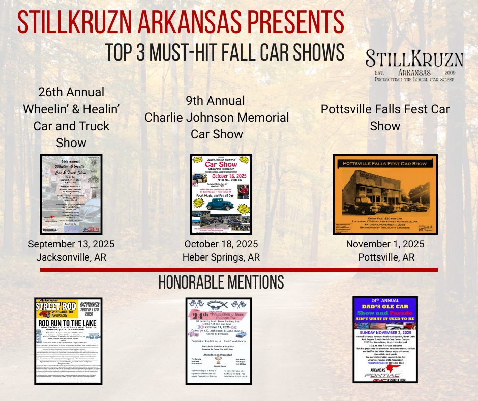 Kruzn Into Fall: 3 Car Shows Worth the Drive