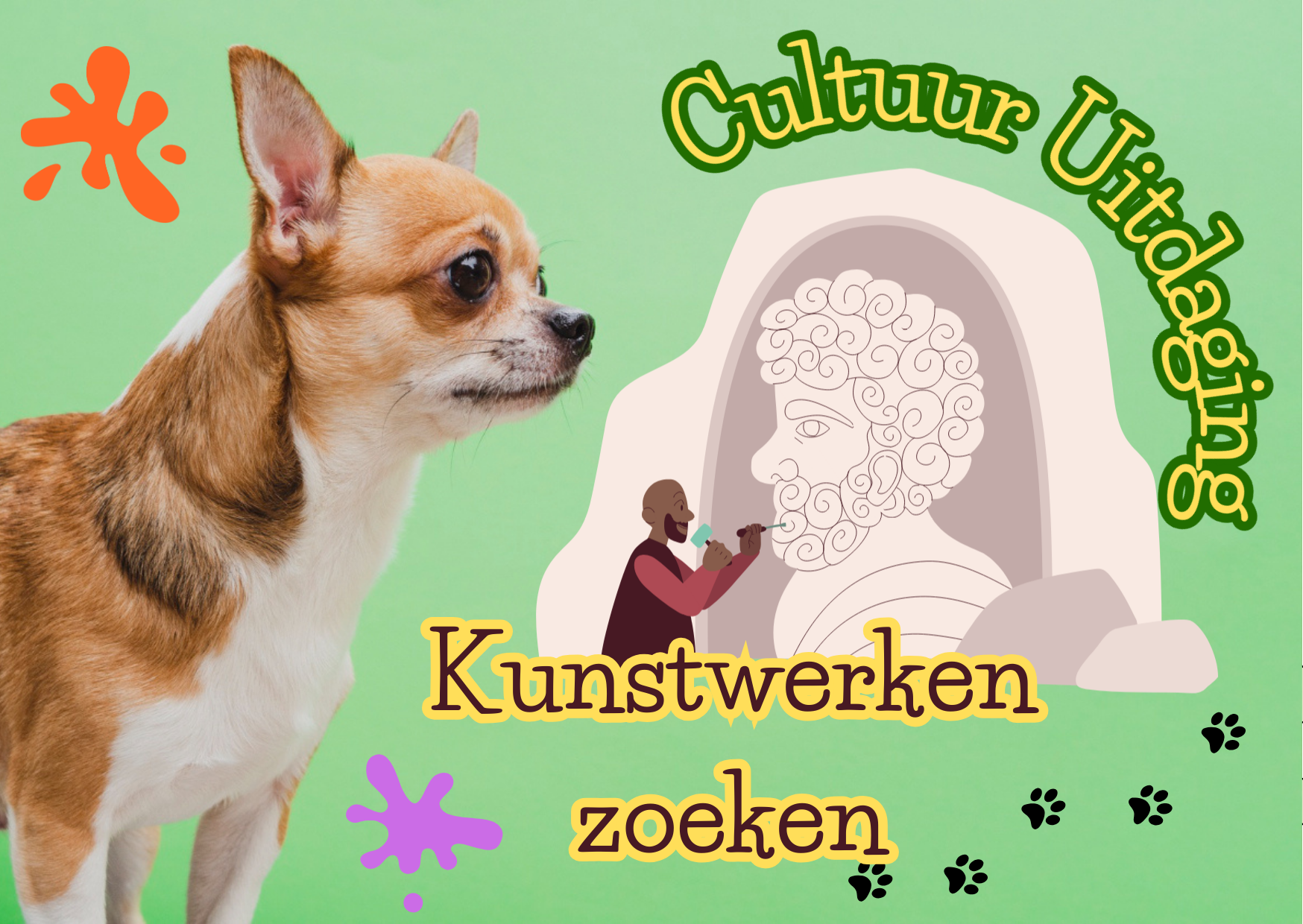 Cultuur uitdaging: Kunstwerken zoeken