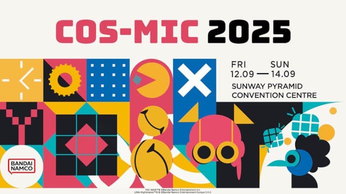 Bandai Namco Entertainment Asia Joins Cos-Mic 2025, Kuala Lumpur, Malaysia As An Exhibitor From 12 – 14 September