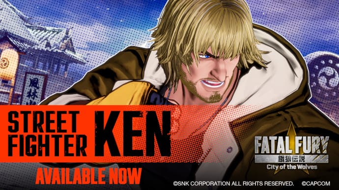 The Dream Crossover Continues—Ken From Street Fighter Blazes Into FATAL FURY: City Of The Wolves! Exclusive Animated Trailer By Masami Obari!