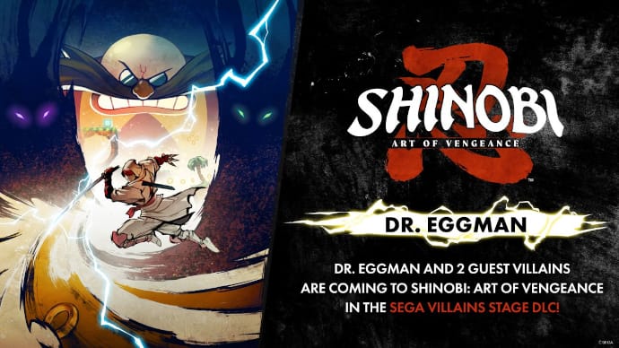 SHINOBI: Art Of Vengeance, Dr. Eggman Joins The SEGA Villains Stage DLC! Trailers For The Desert And ENE Corp Laboratory Unveiled!
