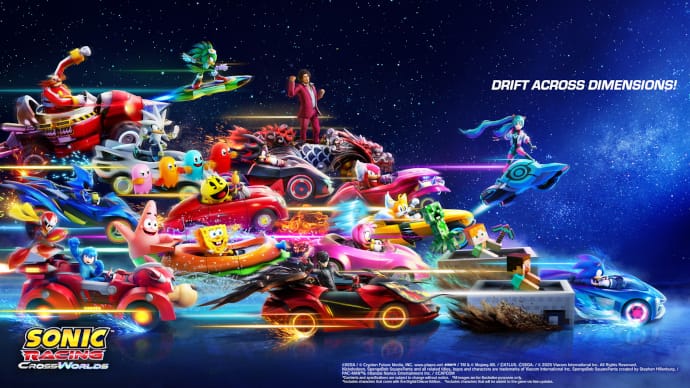 Mega Man Blasts Onto The Racetrack! Blaze A Trail Across Worlds In Sonic Racing: CrossWorlds, Available Now!