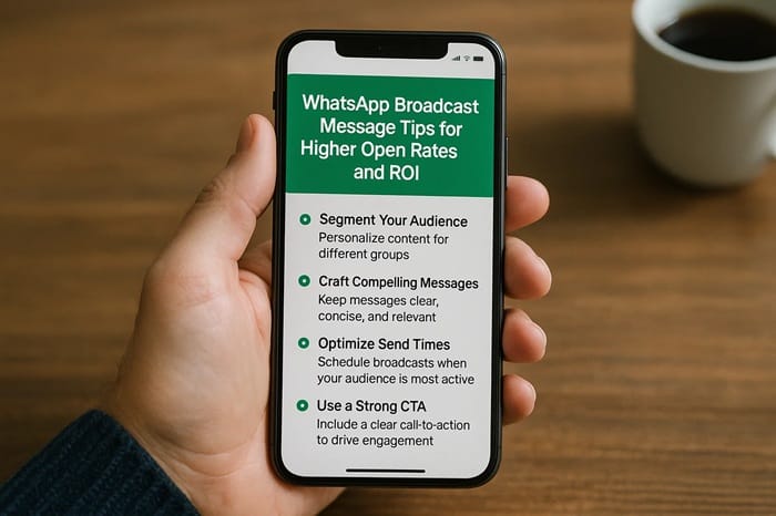 WhatsApp Broadcast Message Tips for Higher Open Rates and ROI