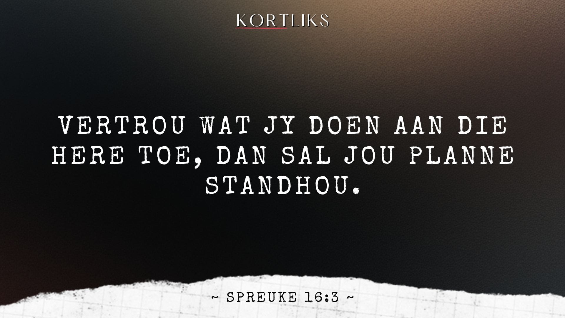 1 Januarie - ’n Nuwe jaar begin by God