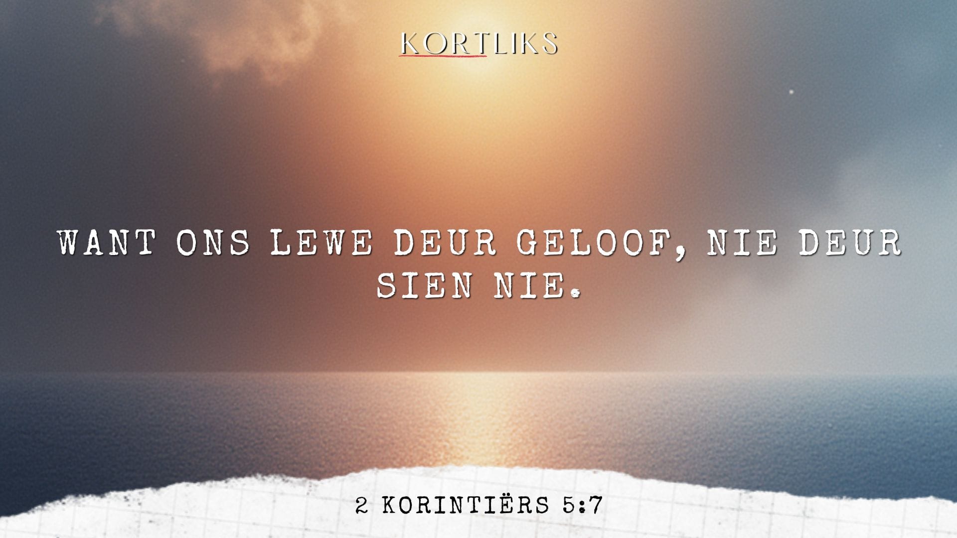 17 Januarie – Vertrou sonder om te sien