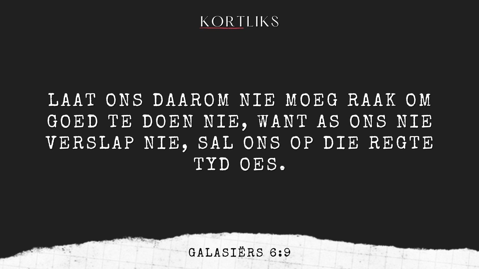 30 Januarie – Toewyding vra volharding