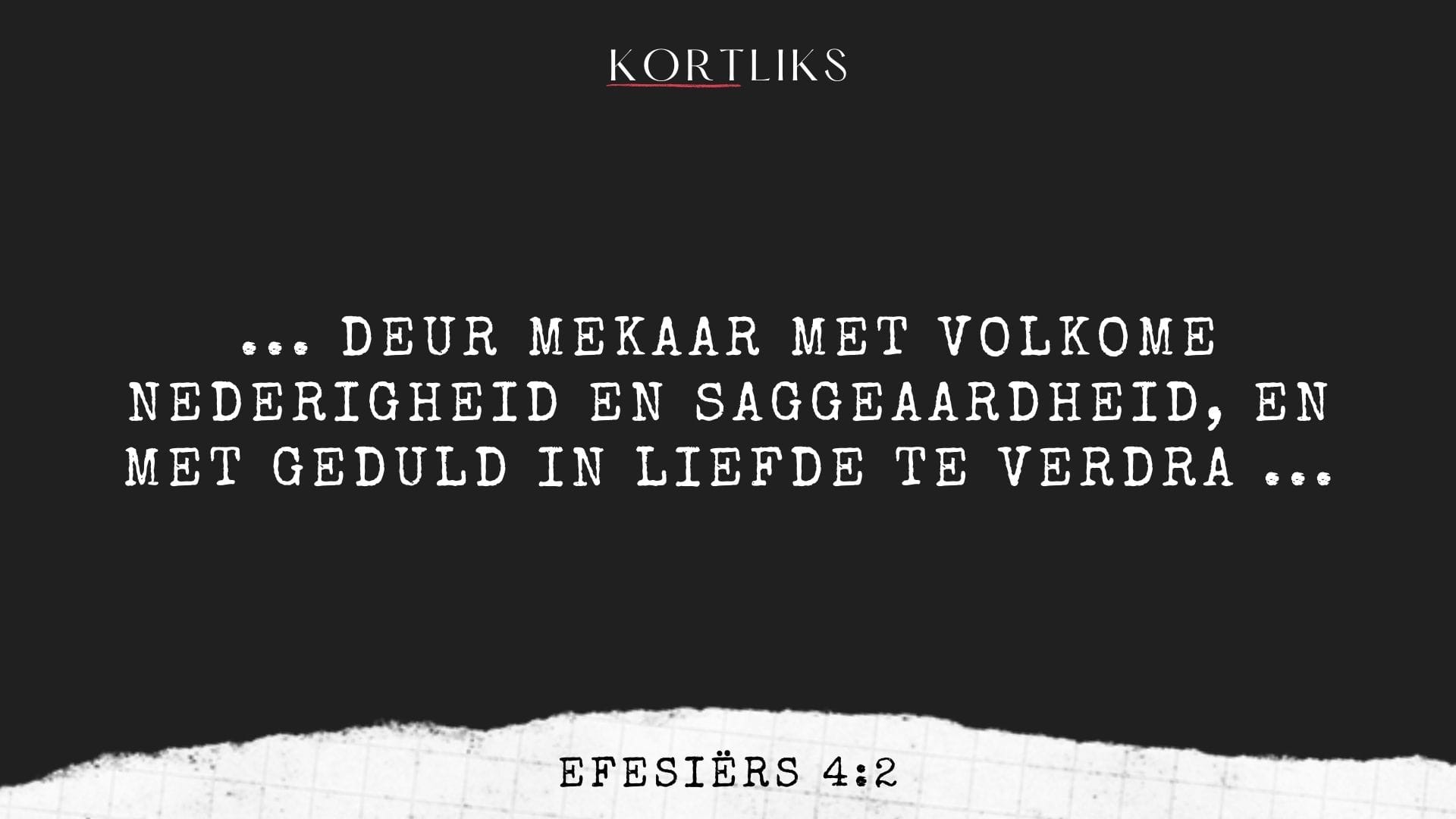 13 Februarie – HOE om te verdra