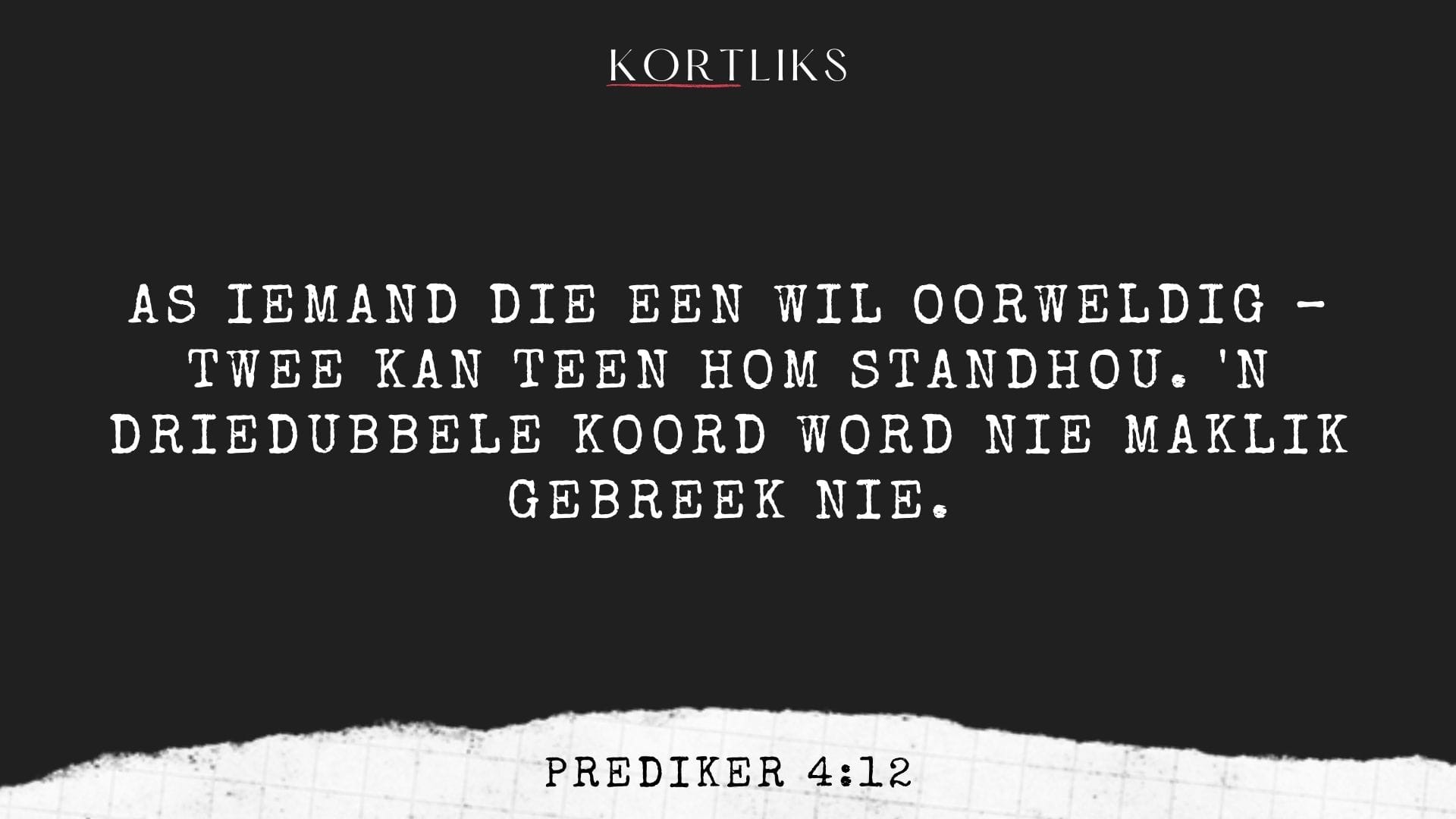 15 Februarie – God in my huwelik