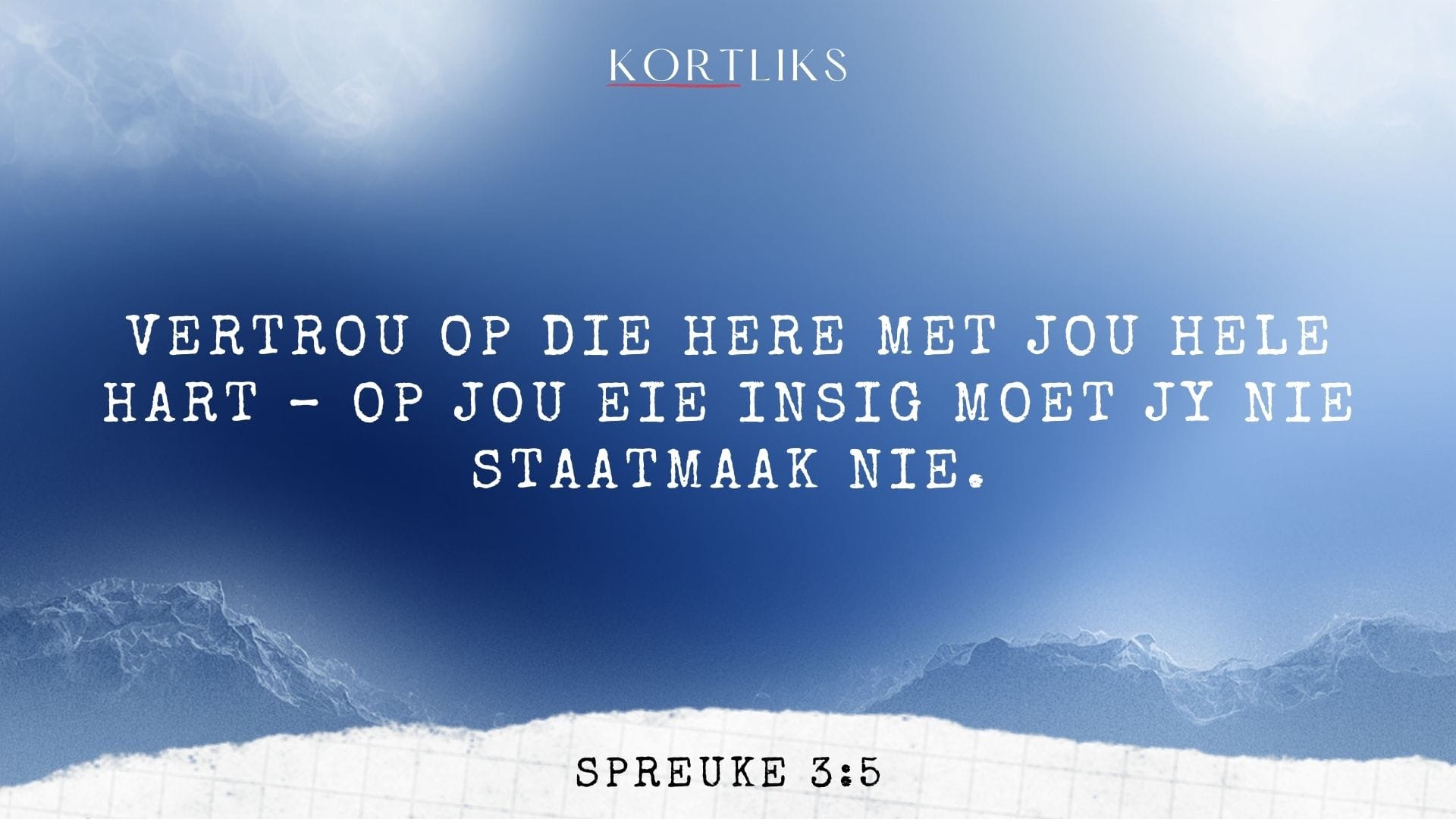 12 Maart – Hou vas al verstaan jy nie