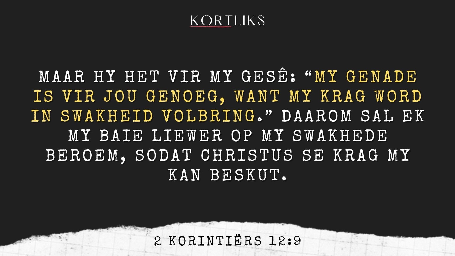 29 Maart – God se genade is genoeg