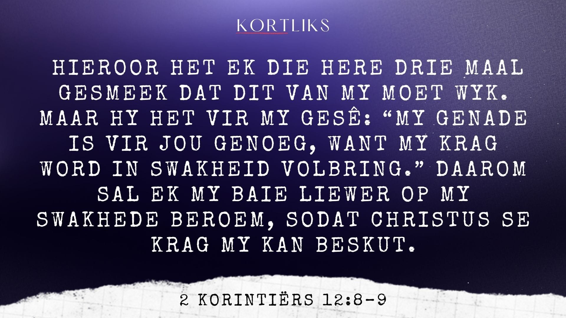 6 Maart – Gebede wat nie verander nie