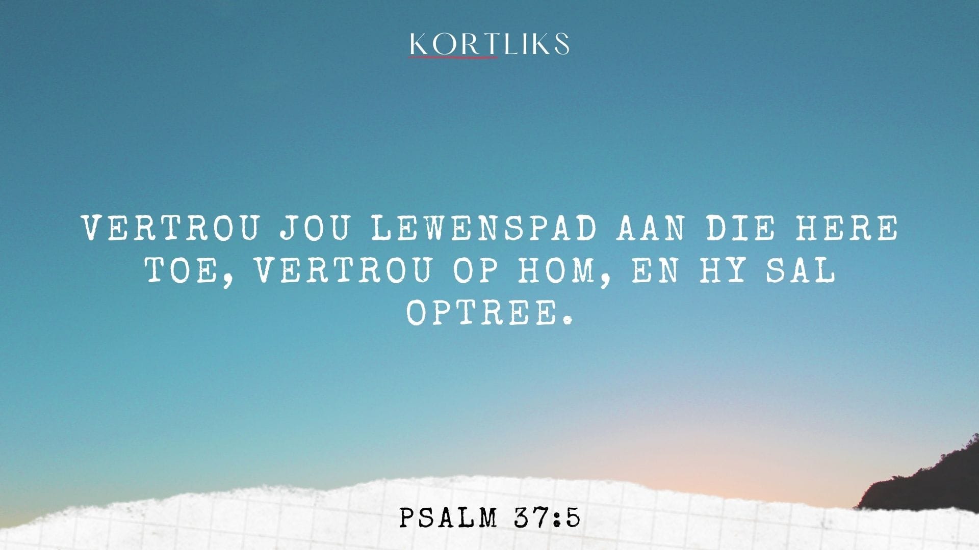 15 April – Ek gee oor