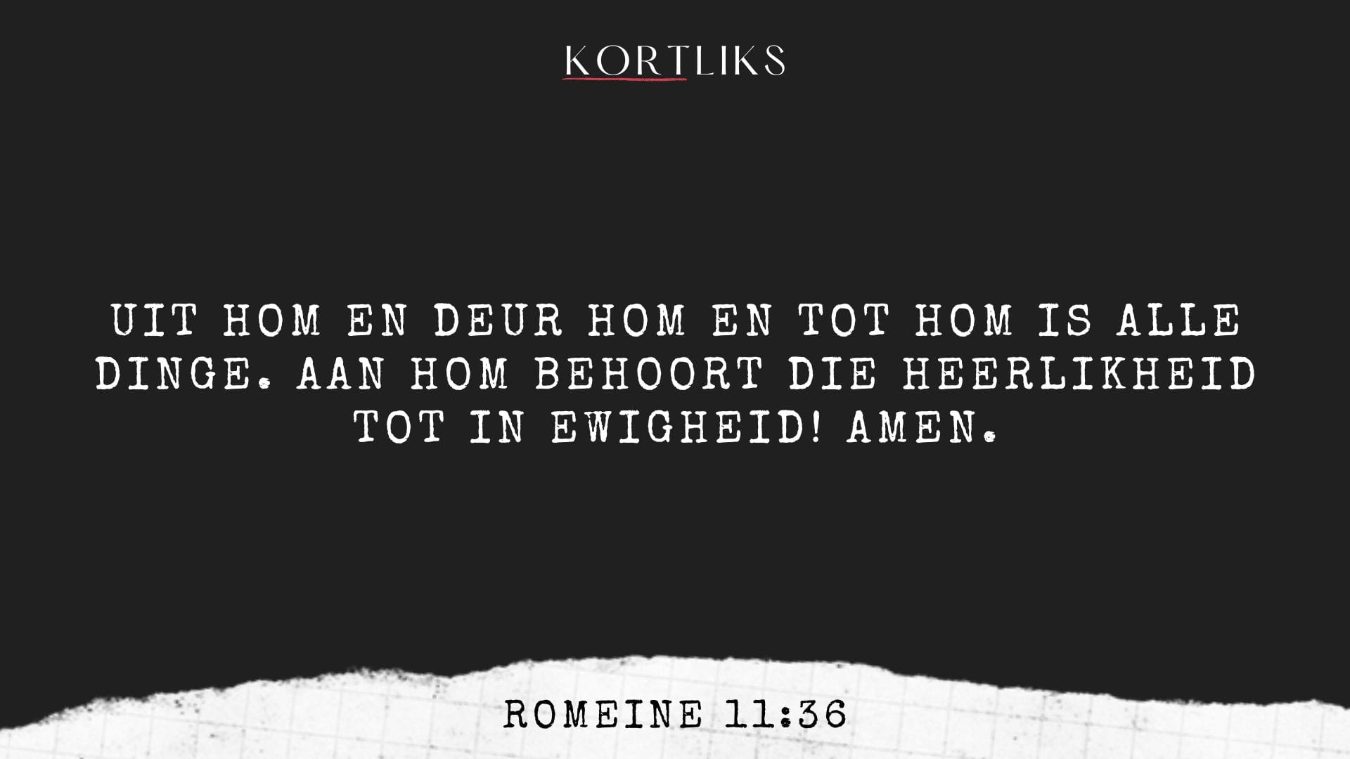 30 April – Gebed van oorgawe