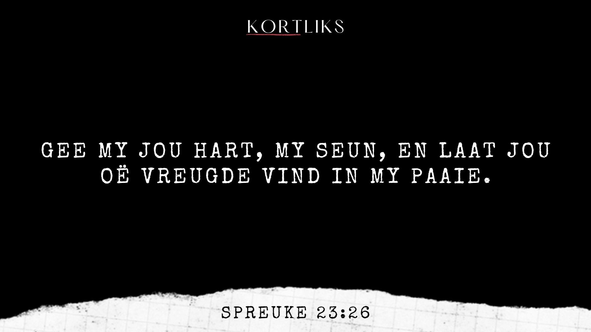 8 April – God vra my hart