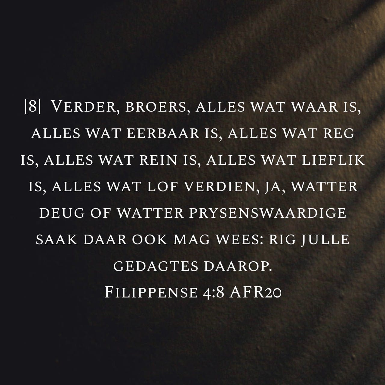 16 Mei – Fokus op wat goed is