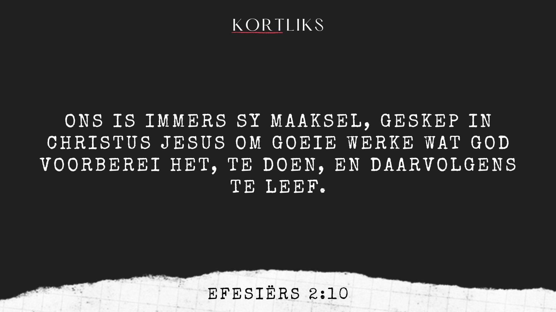 17 Mei - Selfbeeld in Christus