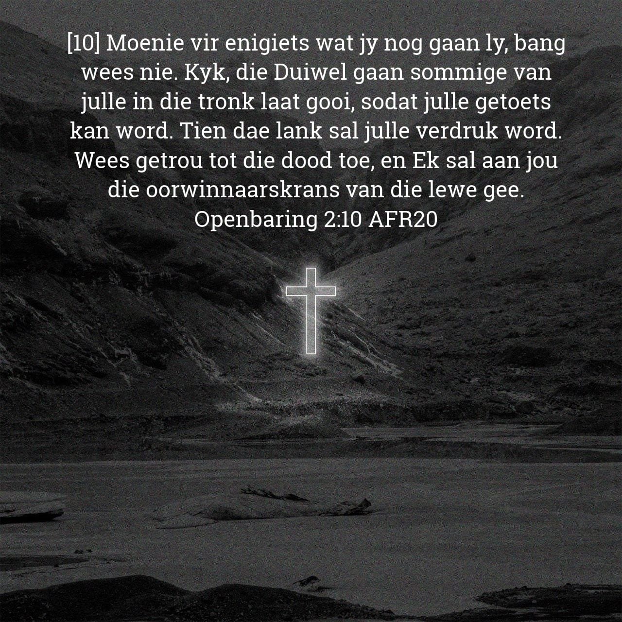 25 Junie – Getrou tot die einde