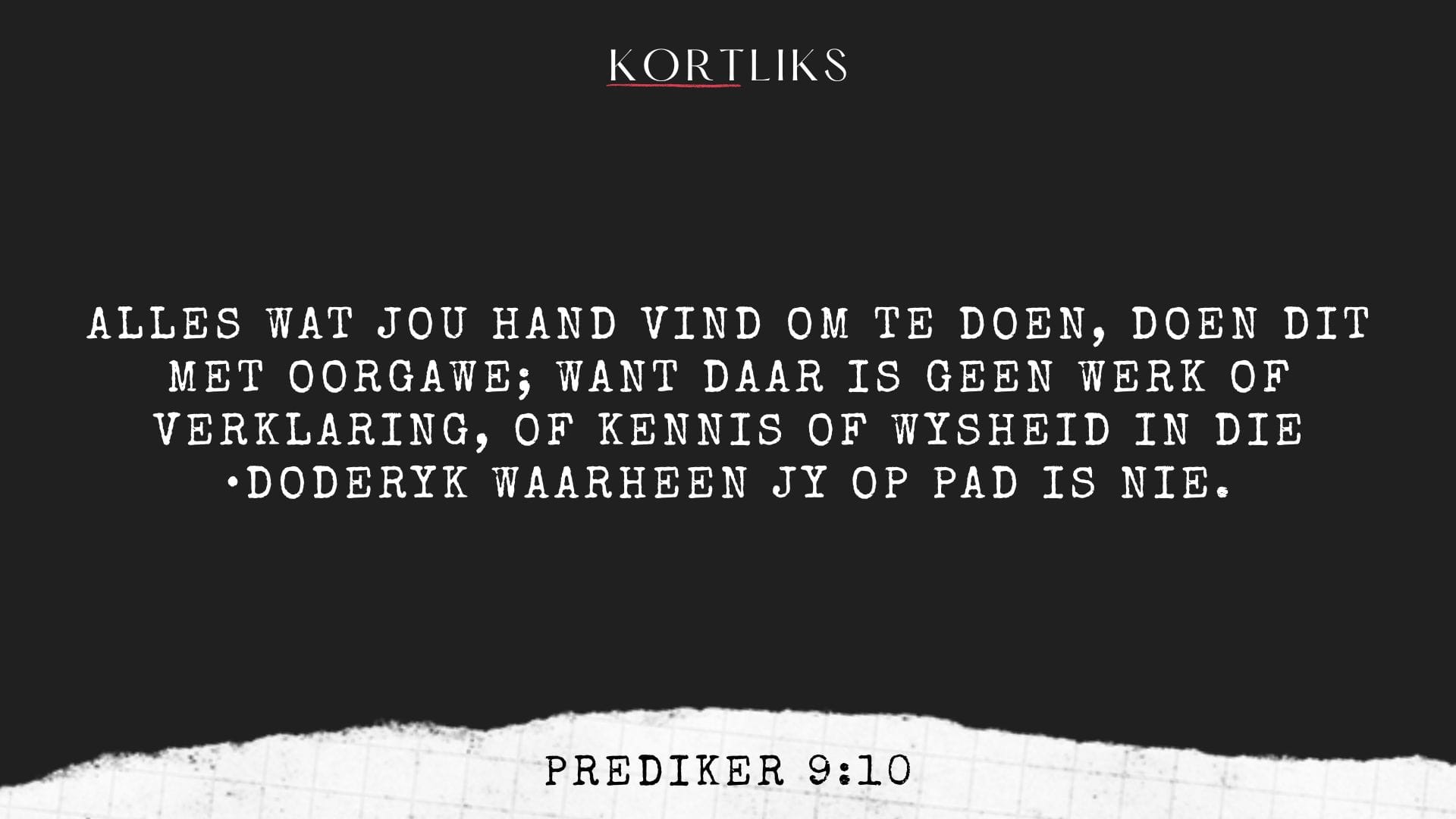 10 Junie – Werk met vreugde