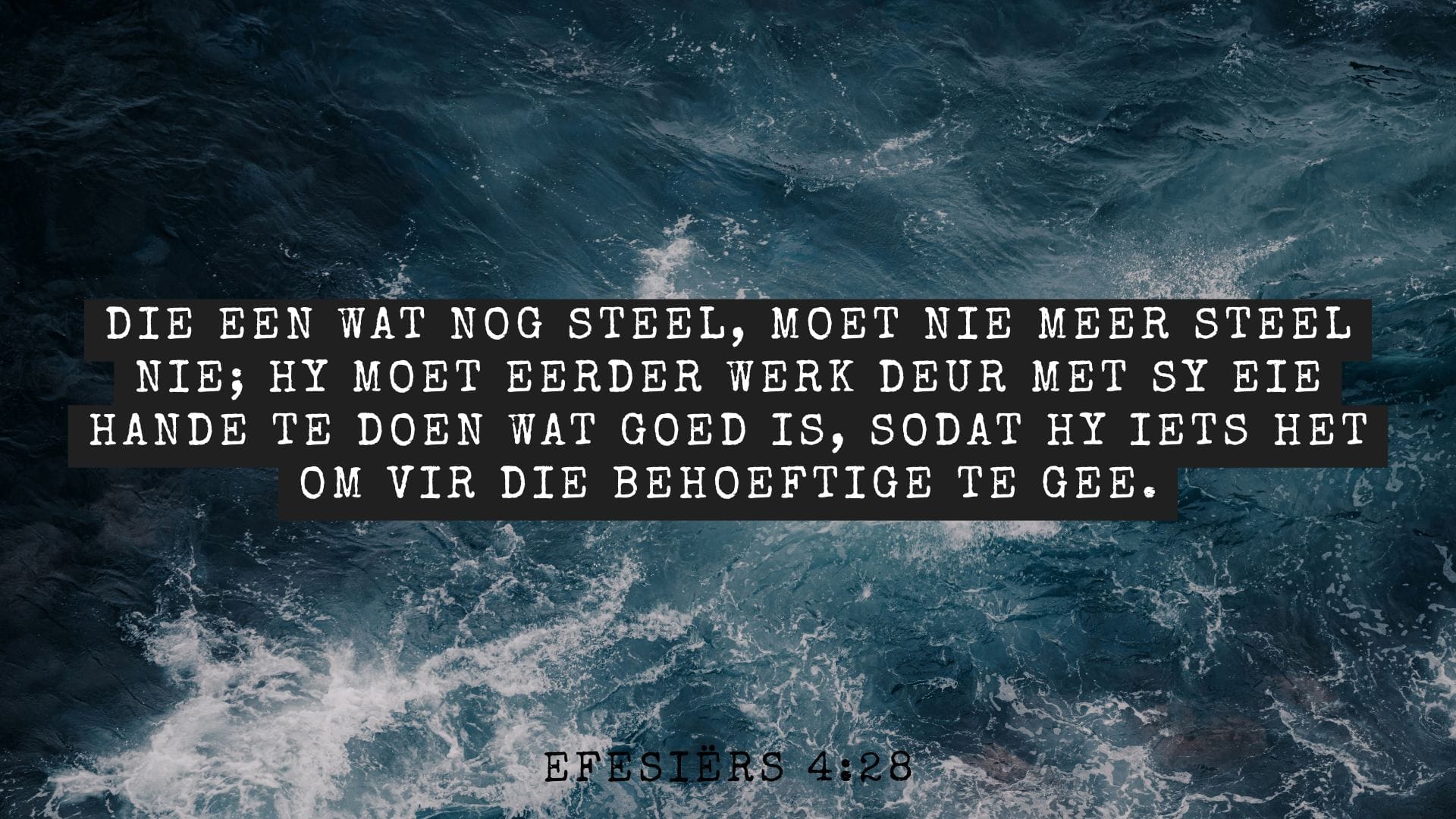 15 Junie – Werk om ander te help