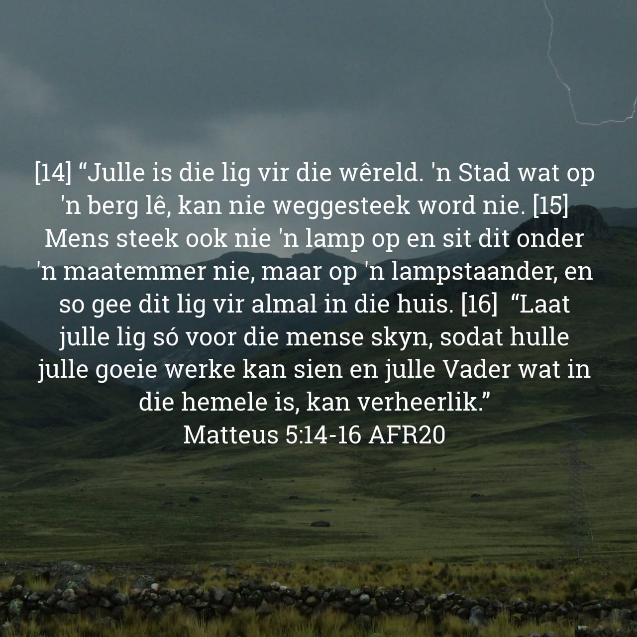 28 Julie – Saam getuig ons