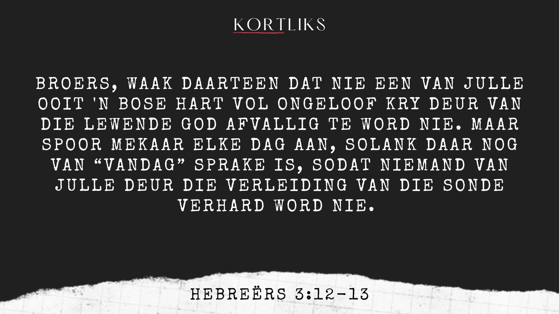 29 Julie – Hou mekaar vas