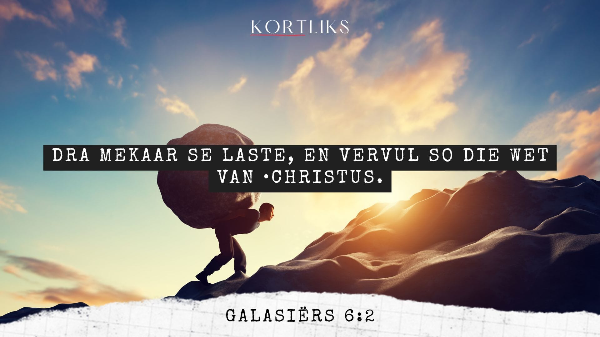 3 Julie – Dra mekaar se laste