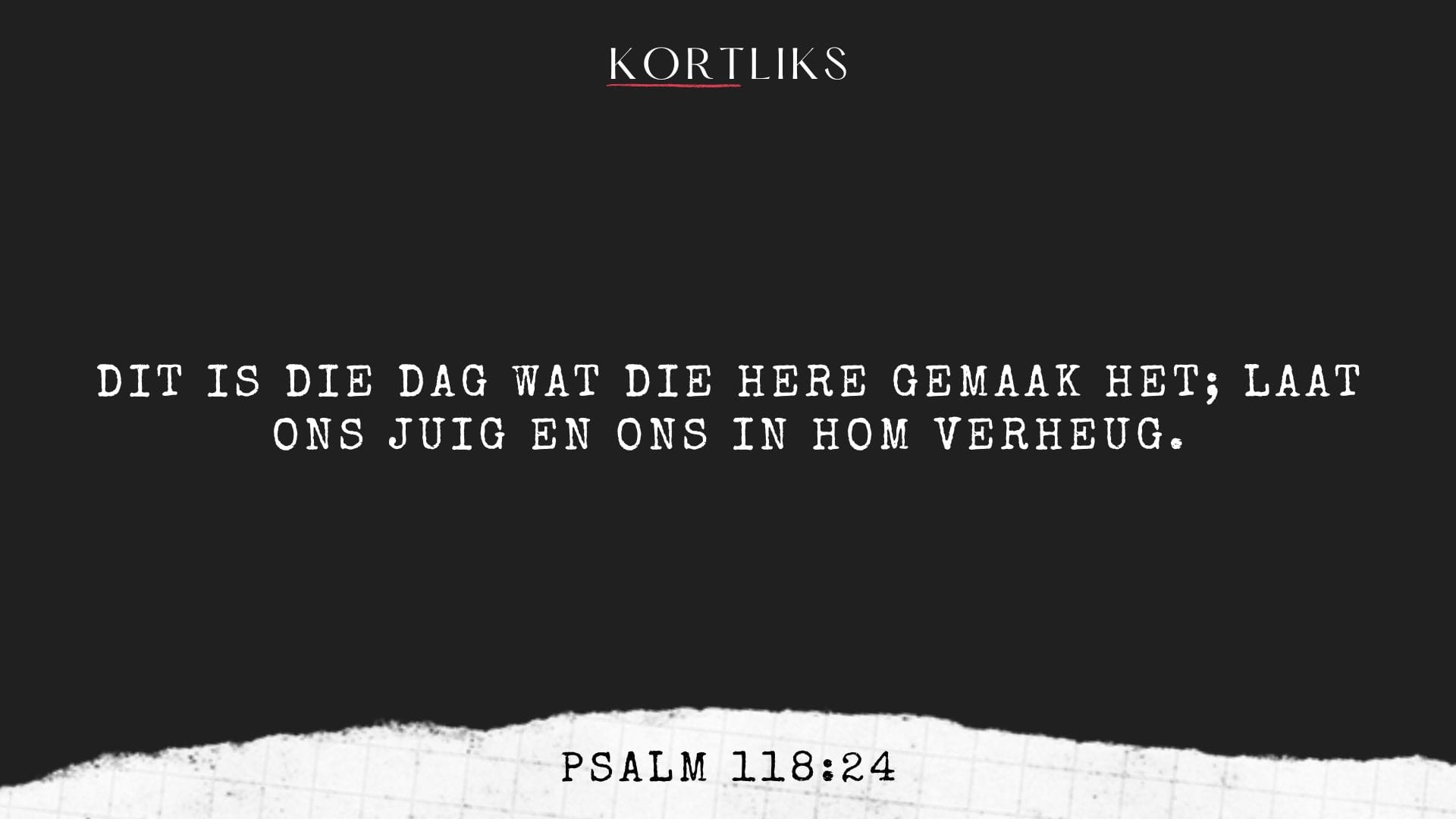 1 Augustus – Begin met dankbaarheid