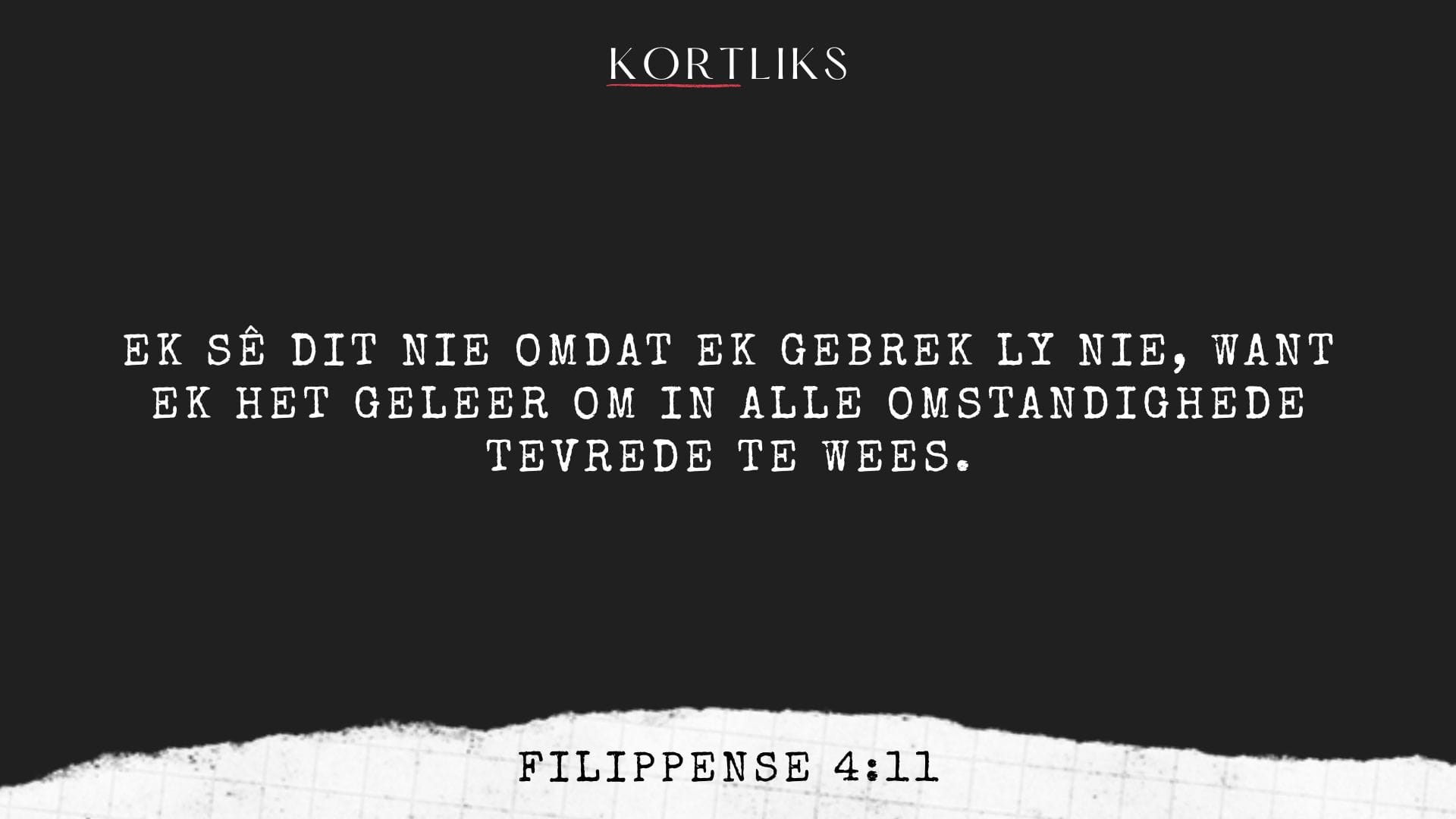 3 Augustus – Tevredenheid word aangeleer