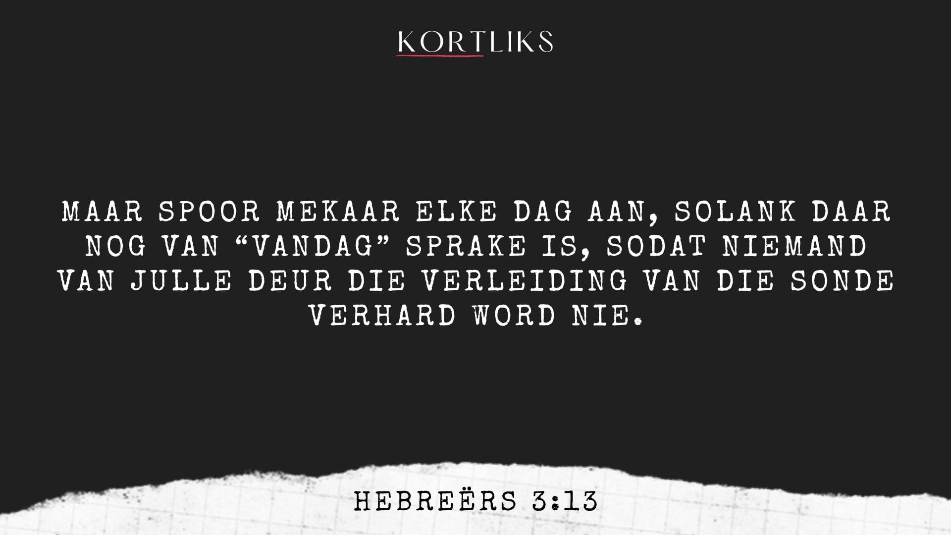19 September – Groei saam met ander