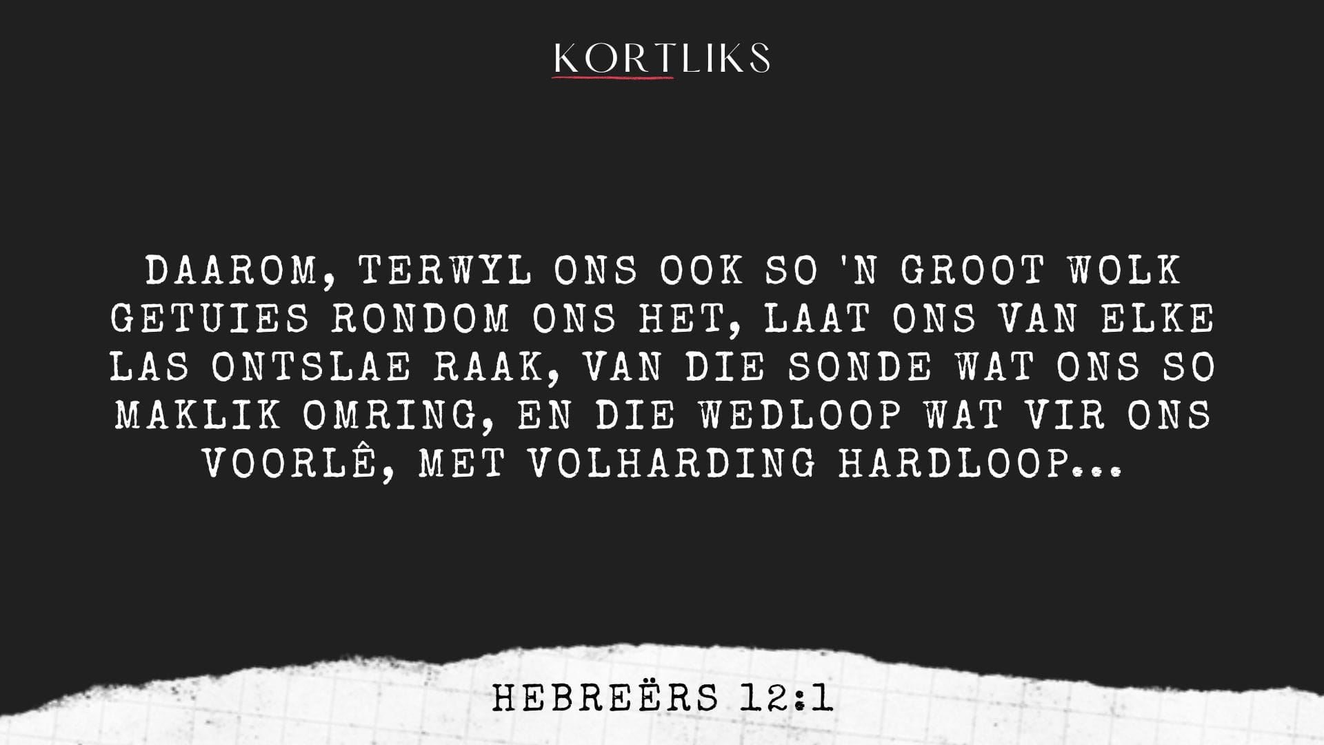 25 September – Hou koers