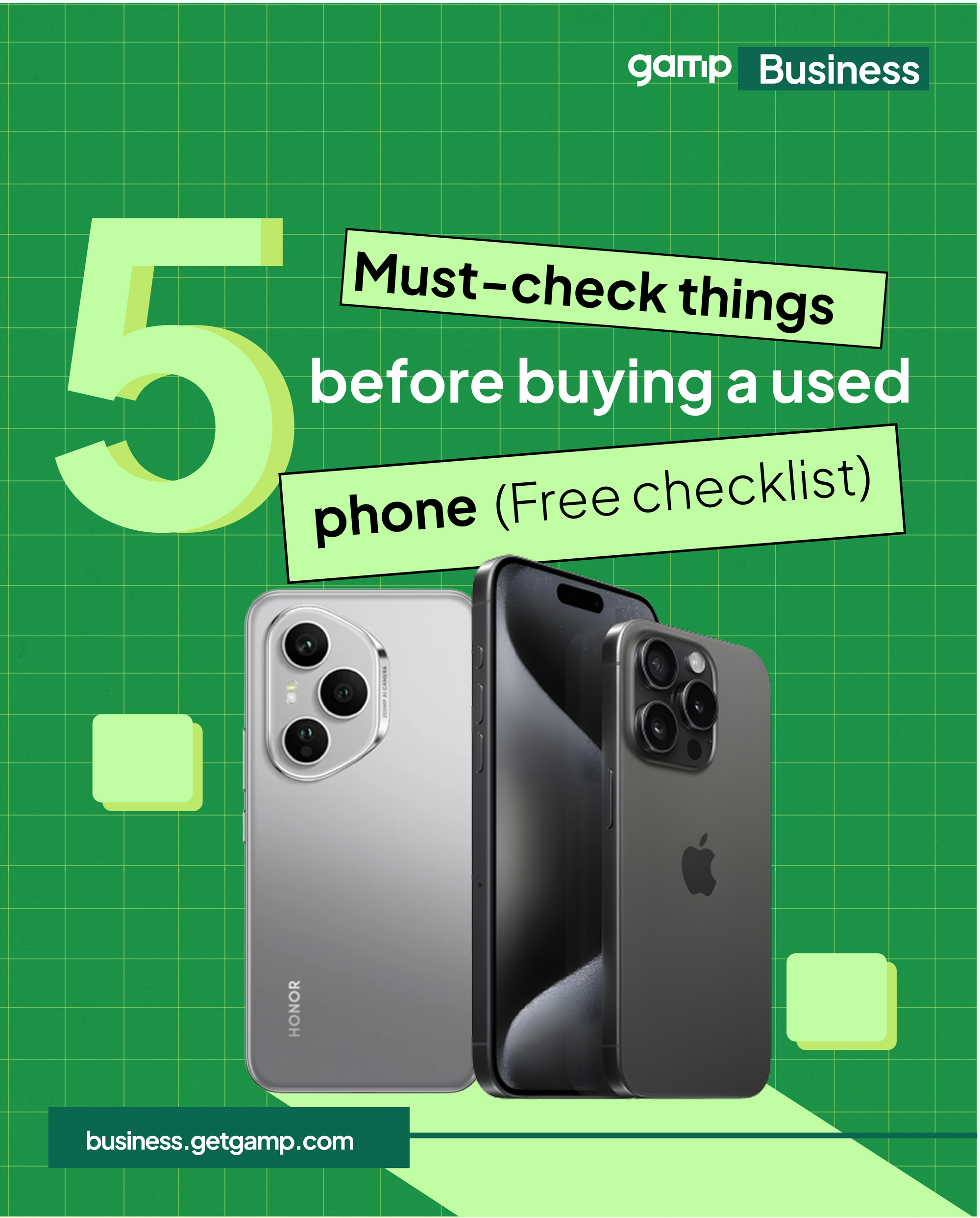 5 Must-check things before buying a used phone (Free checklist)