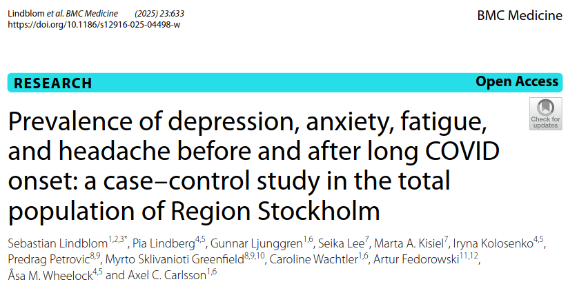 Long Covid korreliert mit Depression und ist doch nicht „psychisch“