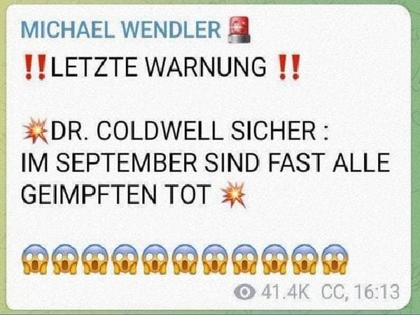 Hurra! Wir leben noch! Trotz Impfung!