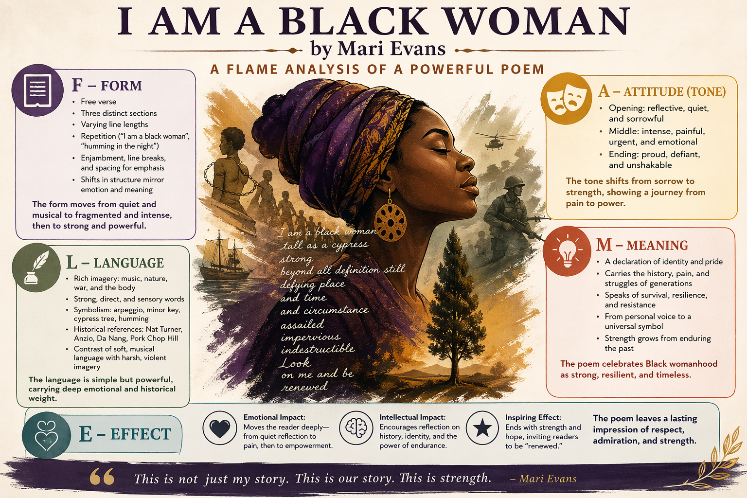 “I Am a Black Woman” by Mari Evans Complete Analysis