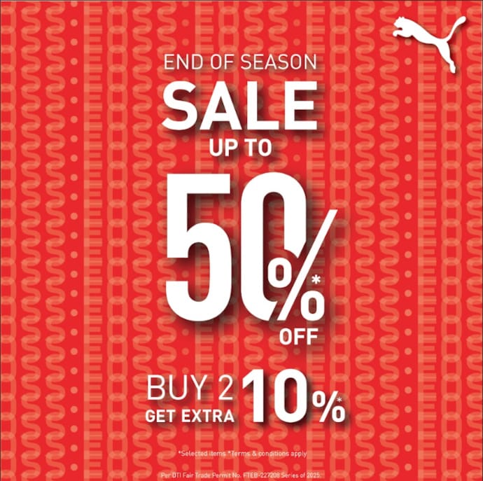 PUMA Offers Up To 50% Off On Your Favorite Performance And  Sportstyle Shoes During End-Of-Season Sale