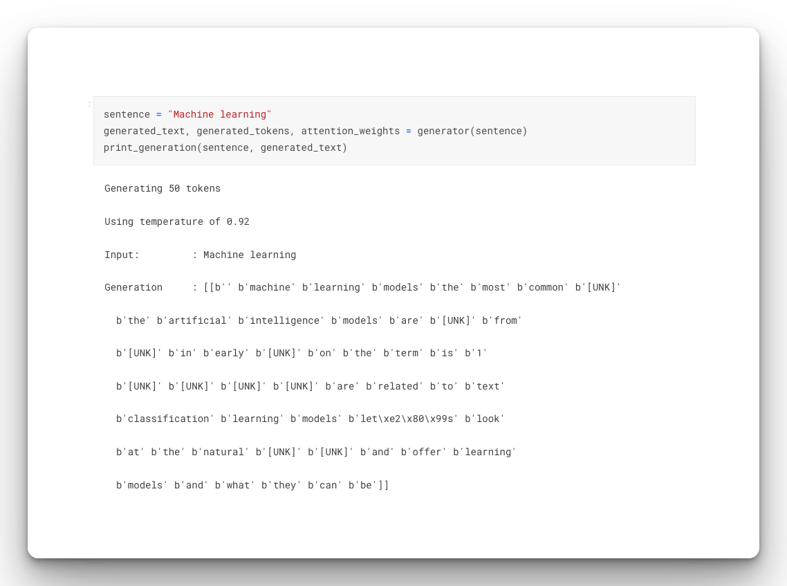 Implementing Transformer decoder for text generation in Keras and TensorFlow