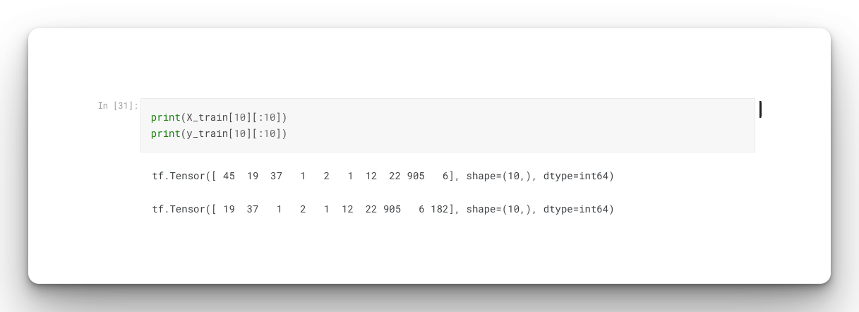 Implementing Transformer decoder for text generation in Keras and TensorFlow