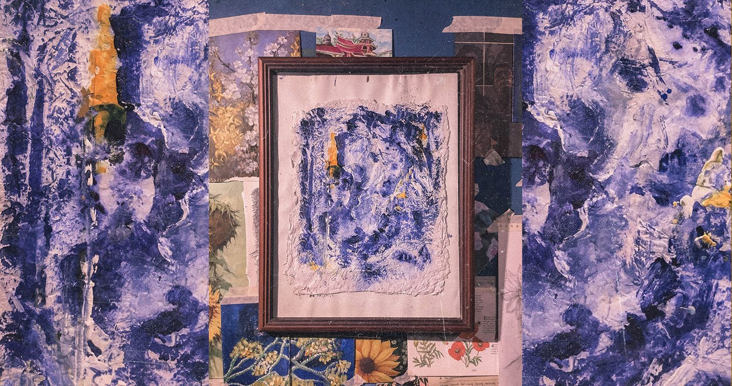 Painting on Recycle Paper