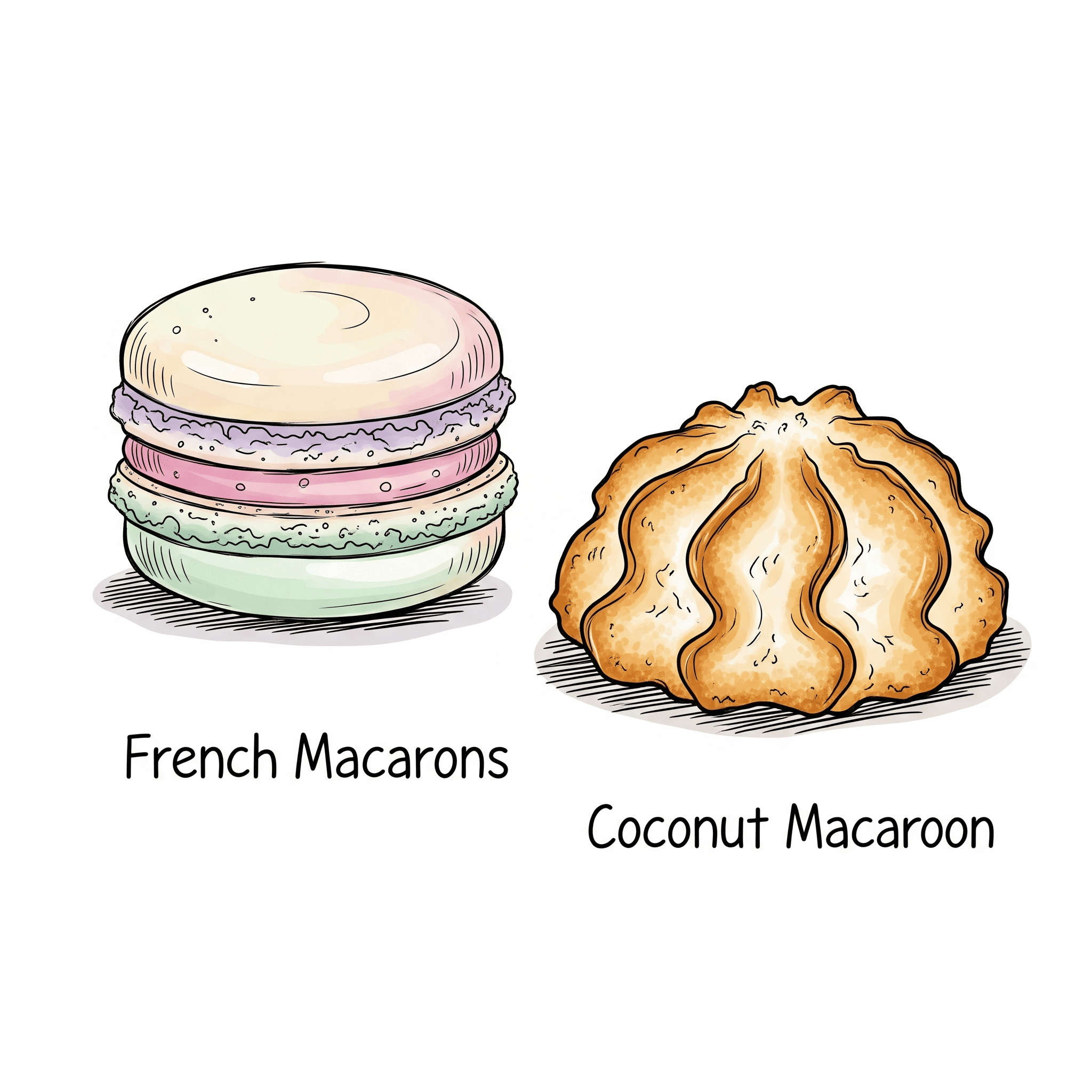 Macaron vs Macaroon