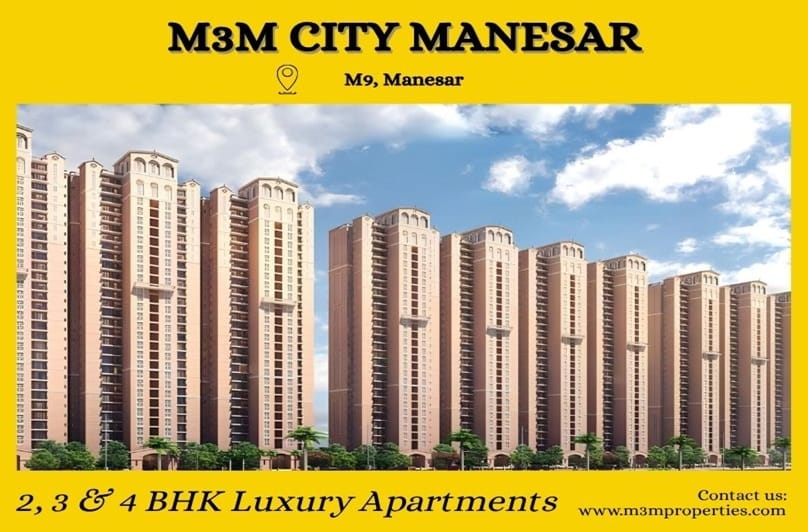 M3M City Manesar – A Modern Haven of Luxury, Comfort, and Connectivity