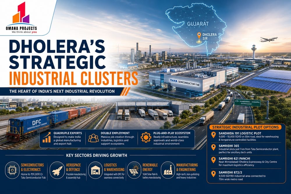 Dholera’s Industrial Clusters Aerospace, Logistics, and Beyond